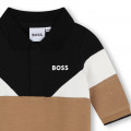 Tricolour fleece pyjamas BOSS for BOY