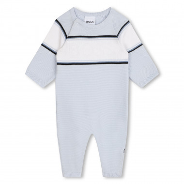 Striped cotton playsuit BOSS for BOY