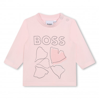 Petal print T-shirt BOSS for GIRL