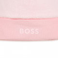 Bonnet uni en velours BOSS pour FILLE