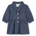 Robe boutonnée col polo BOSS pour FILLE