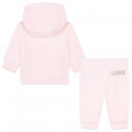 Completo da jogging in velluto BOSS Per BAMBINA