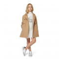 Lined wool-blend coat BOSS for GIRL