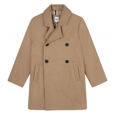 Manteau doublé laine mélangée BOSS pour FILLE