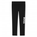 Legging met logo BOSS Voor