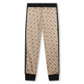 Monogram jogging trousers BOSS for GIRL