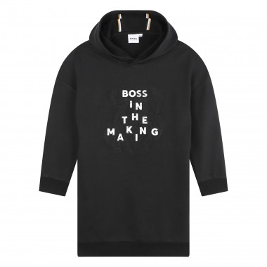 Robe sweat-shirt à capuche BOSS pour FILLE