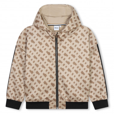 Chaqueta de jacquard y capucha BOSS para NIÑA