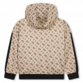 Chaqueta de jacquard y capucha BOSS para NIÑA