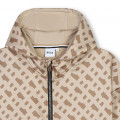 Chaqueta de jacquard y capucha BOSS para NIÑA