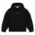 Fleece sweater met capuchon BOSS Voor