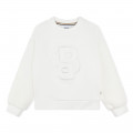 Sweater van 2 materialen BOSS Voor