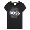 T-shirt met korte mouwen BOSS Voor