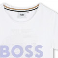 Camiseta de manga corta BOSS para NIÑA