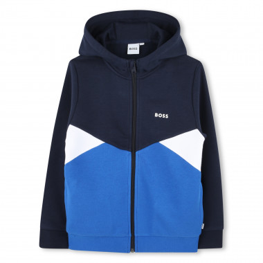 Hooded zip-up cardigan BOSS for BOY