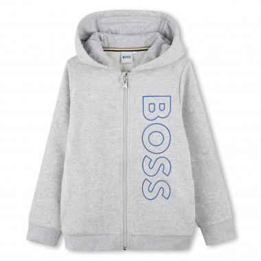 CARDIGAN CON CAPPUCCIO BOSS Per RAGAZZO