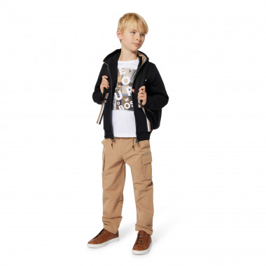 Hooded zip-up cardigan BOSS for BOY