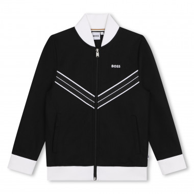 Zip-up jogging cardigan BOSS for BOY