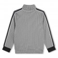 Cardigan mit Zip und Print BOSS Für JUNGE