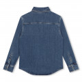 Chemise boutonnée en jean BOSS pour GARCON