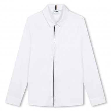 Button-up poplin shirt BOSS for BOY