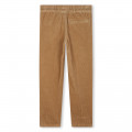 Corduroy trousers BOSS for BOY