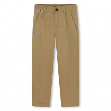 Pantalon chino en sergé uni BOSS pour GARCON