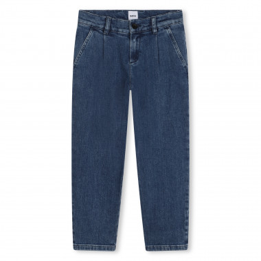 Denim broek met figuurnaden BOSS Voor