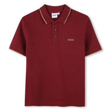 Short-sleeved polo shirt BOSS for BOY