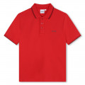 Short-sleeved polo shirt BOSS for BOY