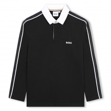 Long-sleeved polo BOSS for BOY