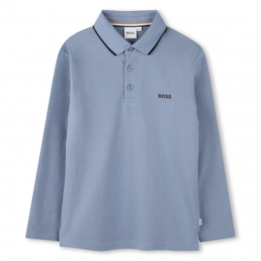 Long-sleeved polo BOSS for BOY