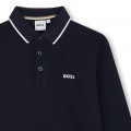 Long-sleeved polo BOSS for BOY