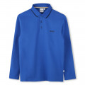 Long-sleeved polo BOSS for BOY