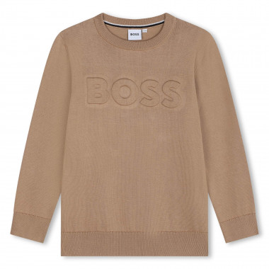 Cotton knitted jumper BOSS for BOY