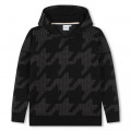 Knitted hooded jumper BOSS for BOY