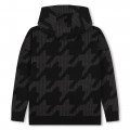 Knitted hooded jumper BOSS for BOY