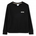 Sweat-shirt en molleton BOSS pour GARCON