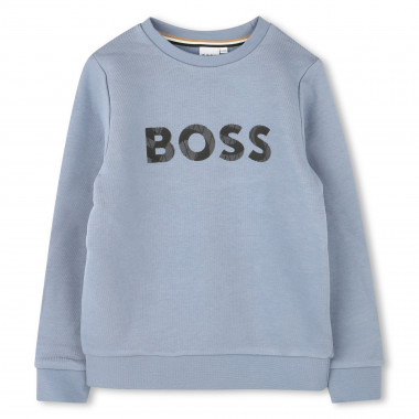 Sweat-shirt à col rond BOSS pour GARCON