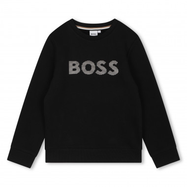 Sweat-shirt en molleton BOSS pour GARCON