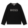 Sweat-shirt en molleton BOSS pour GARCON