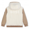 Blouson à capuche réversible BOSS pour GARCON