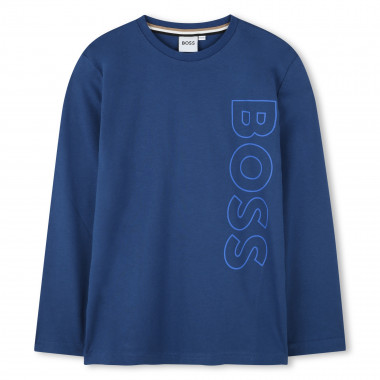 T-shirt met lange mouwen BOSS Voor