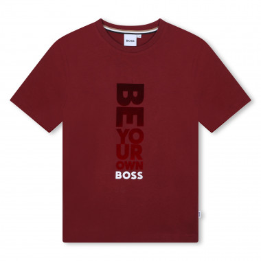 T-shirt met korte mouwen BOSS Voor