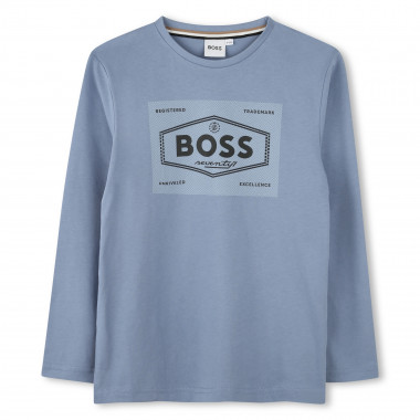 T-shirt met lange mouwen BOSS Voor