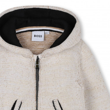 Hooded cardigan BOSS for BOY