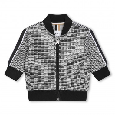 Houndstooth check cardigan BOSS for BOY
