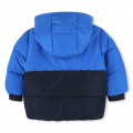 Two-tone hooded puffer jacket BOSS for BOY