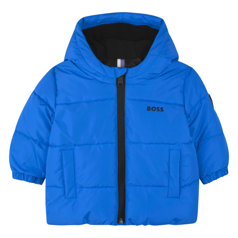 BOSS Wasserabweisende Kapuzenjacke baby blau Kids around