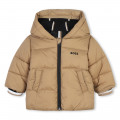 Plain hooded parka BOSS for BOY